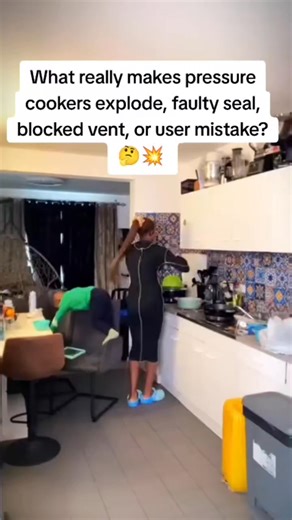 What really makes a pressure cooker explode, a faulty seal, blocked vent, or user mistake? 🤔💥 #KitchenSafety #PressureCookerTips | CCTV Kenya