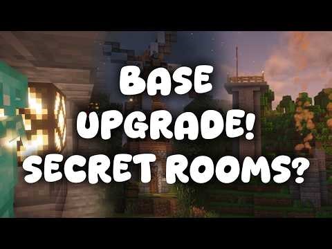 Expanding Our Minecraft Survival Base! (Watchtower, Windmill & Secret Rooms)