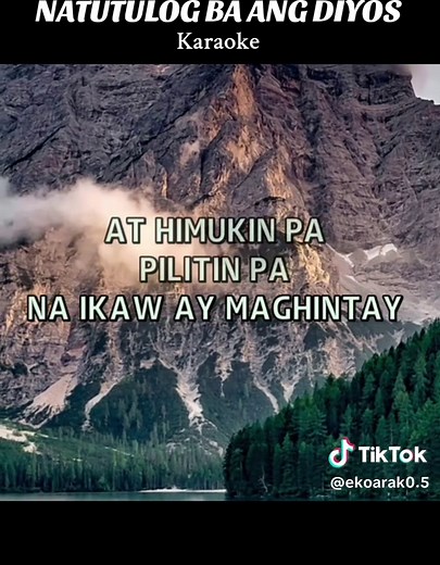 Natutulog Ba Ang Diyos - Gary Valenciano Karaoke