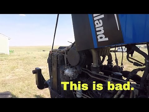 The first New Holland service problems
