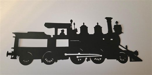 Train Paper Shape DIY Cut Scrapbooking Catd Making - Etsy