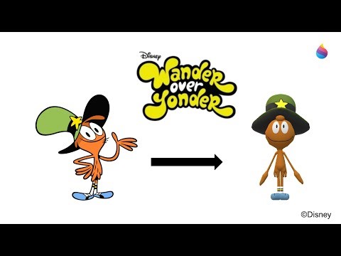 Paint 3D Tutorial: Wander ~ from "Wander Over Yonder"