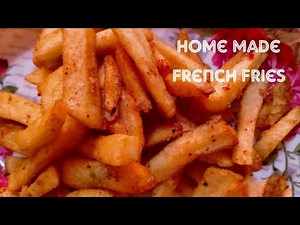 Recipe of french fries-with twist of row mango chutney | home made crispy french fries