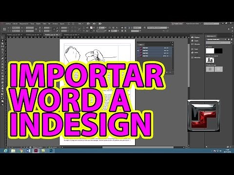 IMPORTAR WORD A INDESIGN