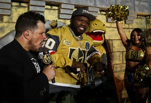 50 Cent Hailed As Good Luck Charm For Vegas Golden Knights
