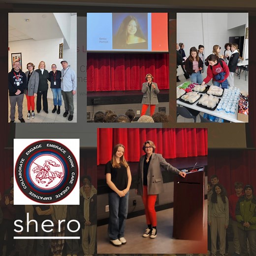Beth Shero, CEO of Shero Commerce kicked off a 'Lunch and Learn Series' hosted by the Red Hook Senior High School Robotics Team: Coding as a Foundation. We were so impressed with the brilliant questions that the students asked! Thank you to the Red Hook CSD of New York for hosting Beth! The future looks bright! #girlswhocode #buildingthefuture #investinginthefuture #coding Red Hook Senior High School | Shero Commerce