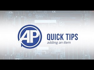 AccuPOS Quick Tips Retail | 1 - Adding an Item