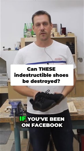 Indestructible Shoes on Instagram: "Are these shoes really indestructible? They claim you can't wreck them. Challenge accepted. I'm going to destroy these shoes! #IndestructibleShoes #ChallengeAccepted #ShoeReview #ProductTest #DurabilityTest #ReelsChallenge"