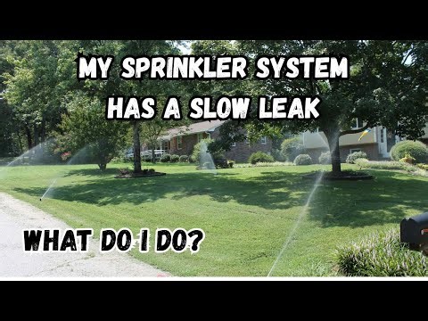 Finding a Slow Leak | Irrigation System Troubleshooting