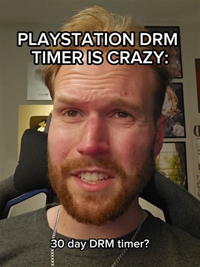 PlayStation 30-Day DRM Timer on Digital Games