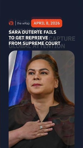 Today’s headlines: War on Iran, Sara Duterte, Artemis II | The wRap | April 8, 2026