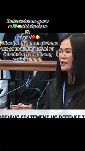 Gusto talaga Nila patalsikin si vice president Sarah duterte 👊🏻Shiela sison 💚kung anu anu nalang sinasabi ni luistro butata🤣subrang galing ng mga lawyer ni vp Sarah 💚💚💚💚👊🏻👊🏻👊🏻👊🏻