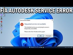 How To Fix Autodesk Issue Requested Service Not Available - Easy Fix