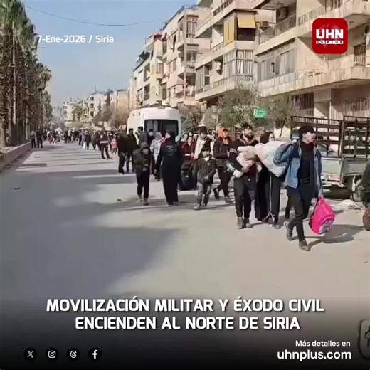 🇸🇾‼️ | URGENTE — Un funcionario sirio dijo a Al Jazeera que el SDF/YPG liberó a todos los prisioneros, incluidos miembros de ISIS, del centro al-Shakif en Alepo. Mientras tanto, el SDF reporta movilización de convoyes del ejército sirio para una gran operación y más de 1.000 civiles huyen de la ciudad.