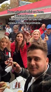 👉Ancuța Alexandrescu a scos din dulap gecuța roșie marca PSD și a dat startul la sezonul electoral… cu o porție de mici. Fosta purtătoare de cuvânt a social-democraților a fost surprinsă la piață, zâmbitoare, printre tarabe și fum de grătar, semn că echipa patriotă a început încălzirea de campanie. Deocamdată, meniul e simplu: mici, zâmbete și promisiuni „la cald”. | Satiră și politică
