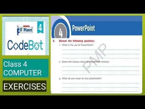 Exercise- PowerPoint | Chapter 4 Class 4 Computer #codebot #aps