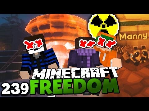 NUKLEARE NOTSPRENGUNG! RIP FREEDOM SQUAD & MANNY DER WASCHBÄR ✪ Minecraft FREEDOM #239 | Paluten