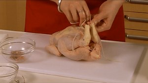 How to stuff a chicken for roasting