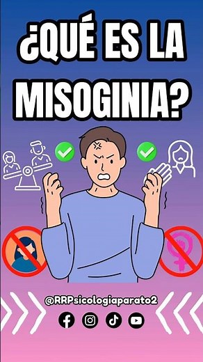 ¿Qué es la Misoginia? 😡🤷‍♀️ #Misoginia #Misogino #Machismo #Psicología #Saludmental