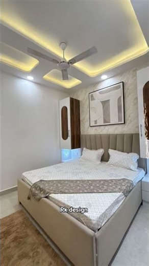 New Bedroom Ceiling Decoration Ideas 💡 with Modern LED Lighting #ceilingdesign #homedecor #short