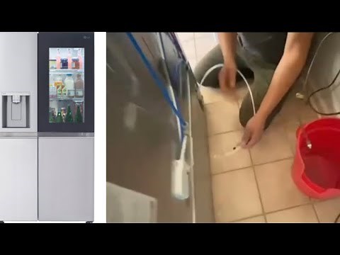 LG refrigerator/How To Install LG refrigerator water line/install Water Line/install water filter
