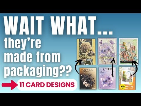 You Won’t Believe This is Packaging! | Creative Card Ideas Using Product Packaging | Journalsay