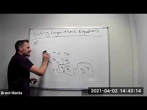 Solving Logarithmic Equations