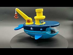 Cobalt Light Octonauts GUP-C Metal Toy Vehicle Rescue Ship Model Octopod Children's Gifts