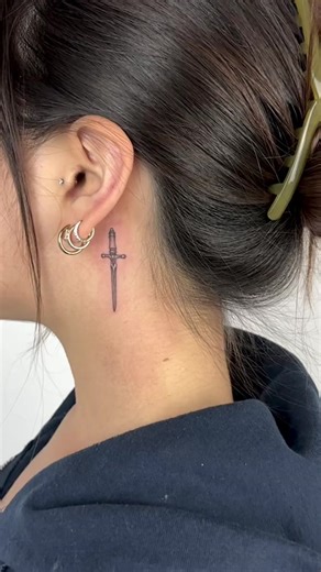 Unique Simple Neck Tattoos for Guys