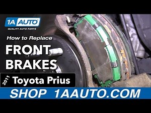 How to Replace Front Brakes 10-15 Toyota Prius