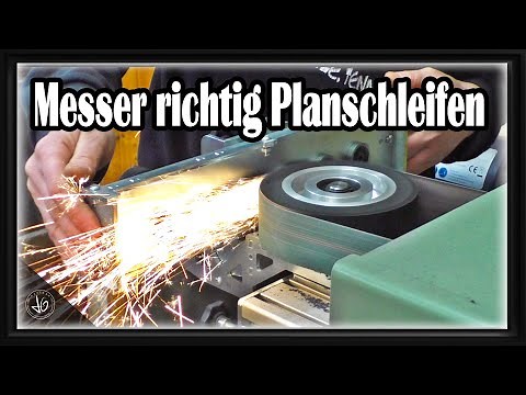 Messer richtig Planschleifen / Parallel schleifen - Oberfläche schleifen - Planschleifvorrichtung