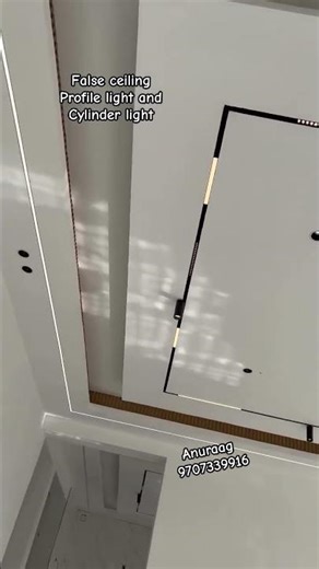 Trending Track light fitting in ceiling ll profile light install in false ceiling #profilelight