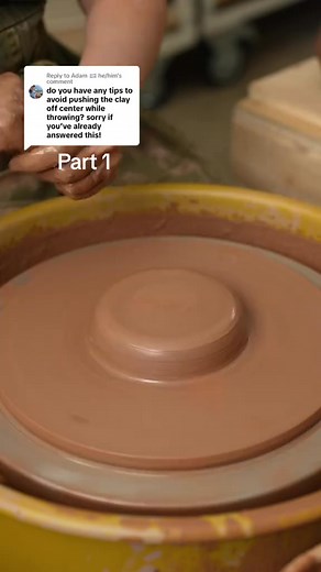 Replying to 🏳️‍⚧️ he him part 1 of how to keep your pots on center while throwing! #potterywheel #~ #potteryteacher #potteryvids #pottery #potterythrowing #potterytutorial #potterythrow #potterylesson | Twistedclay