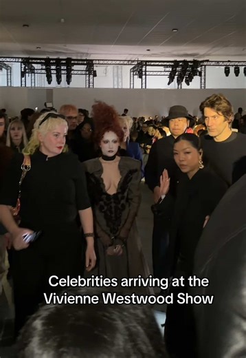 Prominente in der Front Row der Vivienne Westwood Show