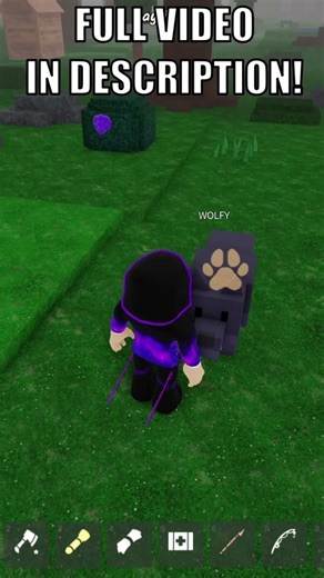 Roblox 99 Nights: Naming My New Wolf… ‘Wolfy’ 😂🐺