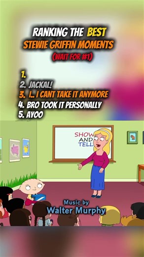 Ranking the BEST STEWIE GRIFFIN MOMENTS in Family y #fypシ #familyguy