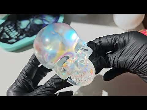 Dichroic glass and resin tutorial using LET'S RESIN epoxy / Resin tutorial step by step