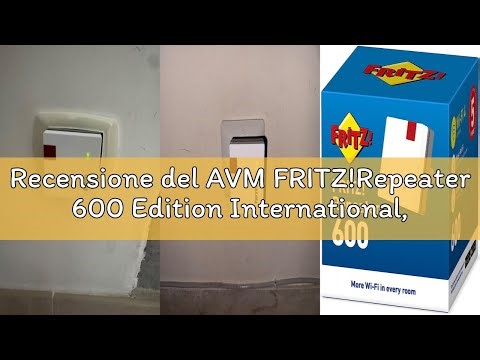 Recensione del AVM FRITZ!Repeater 600 Edition International, Ripetitore - Wi-Fi extender fino a 600