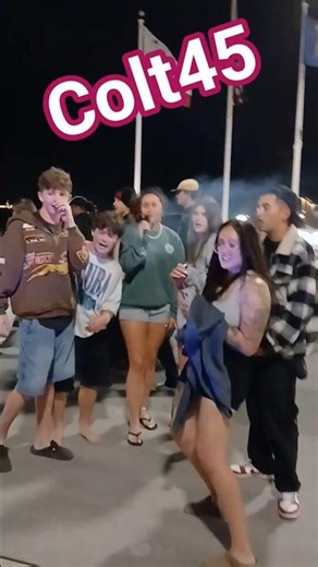 Afroman Colt 45 Karaoke Huntington Beach Pier #karaoke #shorts