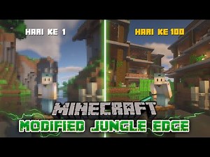 100 HARI DI MINECRAFT SURVIVAL TAPI DI BIOME PALING LANGKA !!! MODIFIED JUNGLE EDGE !!!
