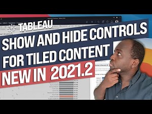 Show and hide button for tiled layout items :New in Tableau 2021.2