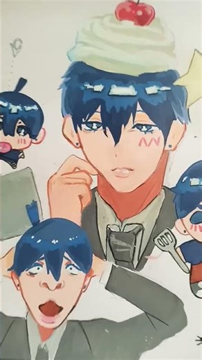 Rate my drawing 1 to 10! (⁠≧⁠▽⁠≦⁠)#cute #foryou #anime #new #aki #chainsawman