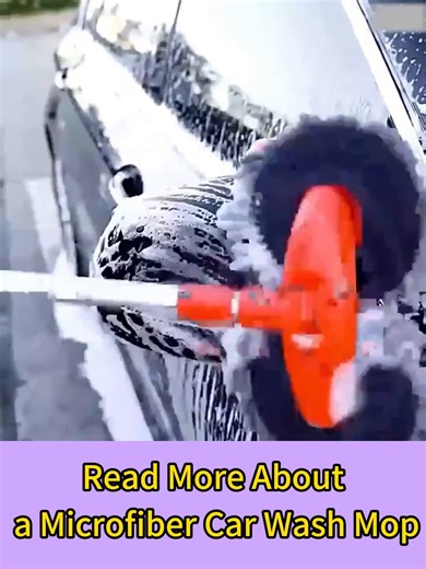 400K views · 946 reactions | Learn about a microfiber car wash mop designed for efficient vehicle cleaning. Details include its long-handle design for reaching wider areas and the soft microfiber material that helps protect automotive surfaces. | Brain Logic | Facebook