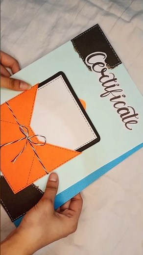 Aesthetic Certificate Page Idea for School Projects & Holiday Homework#holidayhomework #certificate