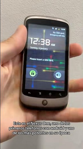 De los PRIMEROS móviles con ANDROID! Google Nexus One #google #nexus #android