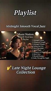 [Playlist]❤️Midnight Smooth Vocal Jazz 🎷Late Night Lounge Collection