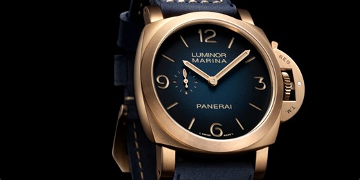 Panerai Just Launched Its First-Ever Bronze Luminor Marina