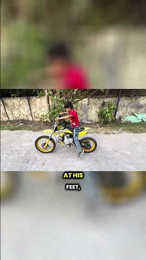 Rider Takes the Turn Riding 125cc Dirt Bike #dirtbike #usa #automobile #enduro #shorts