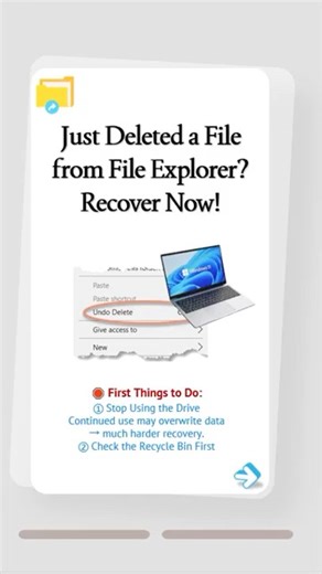 Accidentally Deleted Files in File Explorer? Here’s How to Get Them Back!#windowstutorial