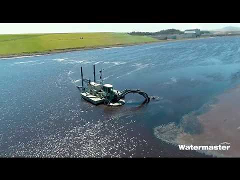 Cellulose Aeration Lagoon Dredging Project in Chile - Watermaster Amphibious Multipurpose Dredger